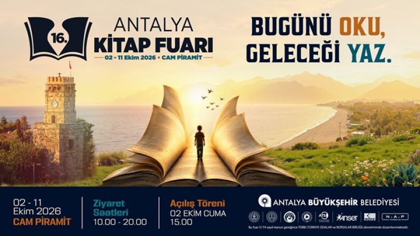 Antalya Kitap Fuarı 2 Ekim’de başlıyor