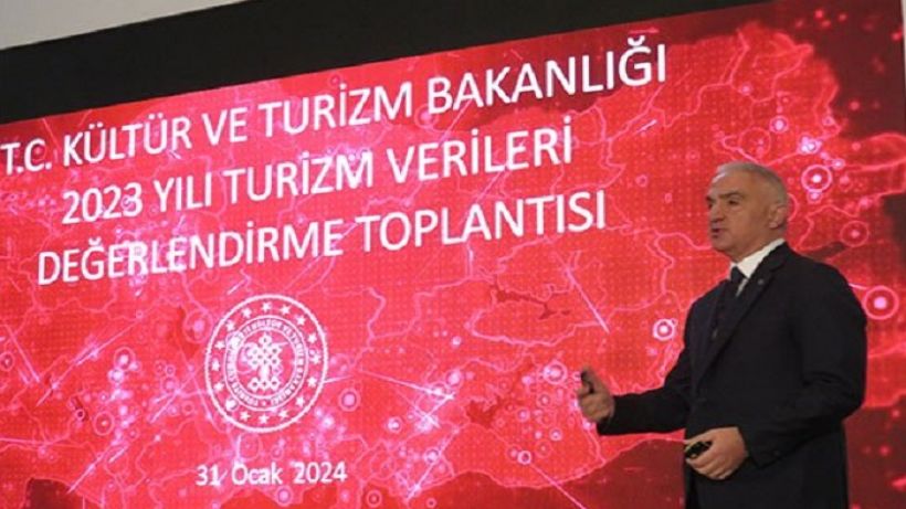 Bakan Ersoy, 2024 turizm gelir hedefi 60 milyar dolar