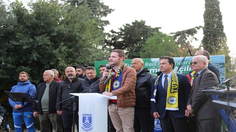 Bodrum’da Amiral Turgut Reis Futbol sahası açıldı