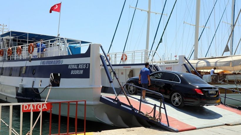 Bodrum-Datça Feribot Seferlerine Yoğu İlgi