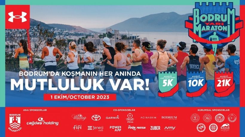 Bodrum yarı maratonu için geri sayım başladı