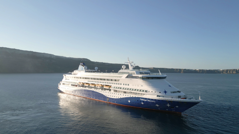 Celestyal Discovery Yunanistan’da deniz biyoyakıt karışımıyla yakıt ikmali yapılan ilk gemi