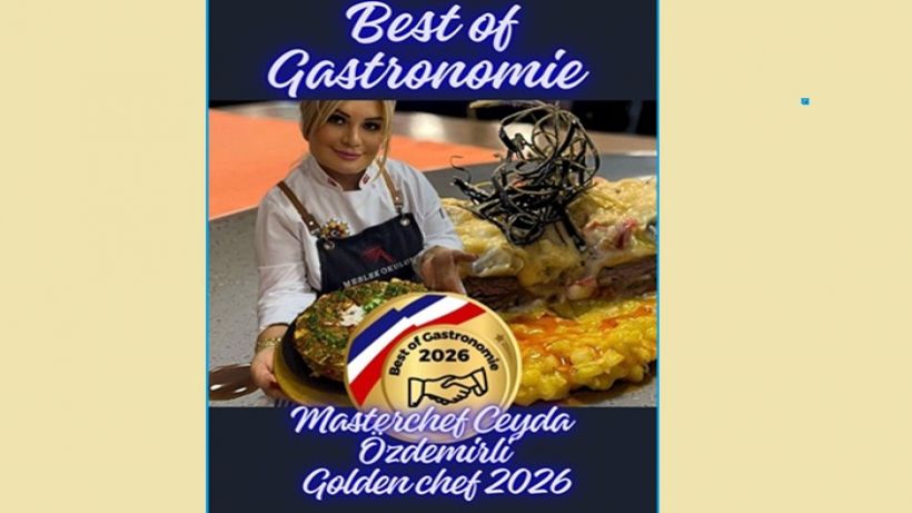 Ceyda Özdemirli'ye "Chef d'Or" (Altın Şef) unvanın