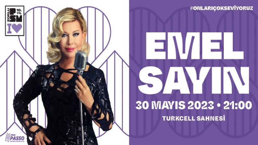 Emel Sayın 30 Mayıs’ta Zorlu PSM’de!