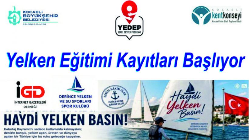 Haydi Yelken Basın! İçin Kayıtlar Bu Hafta Başlıyor!
