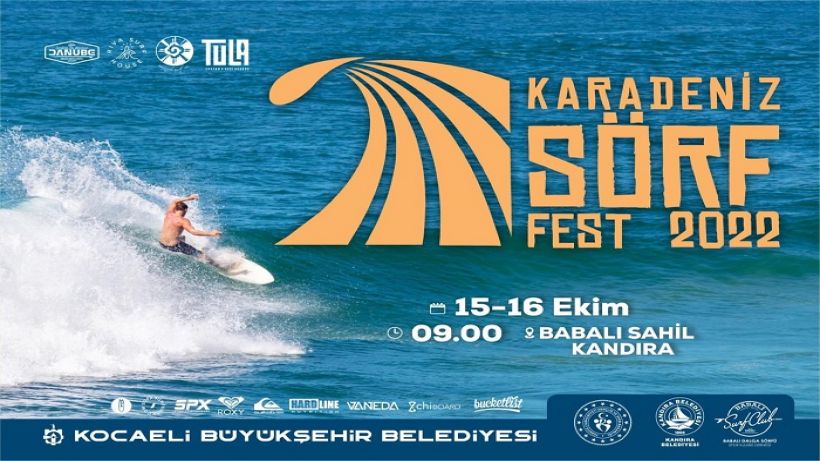 Karadenizde sörf Festivali’ne davetlisiniz