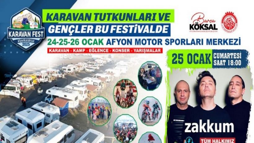 KARAVAN FEST 2025 Afyona başlıyor