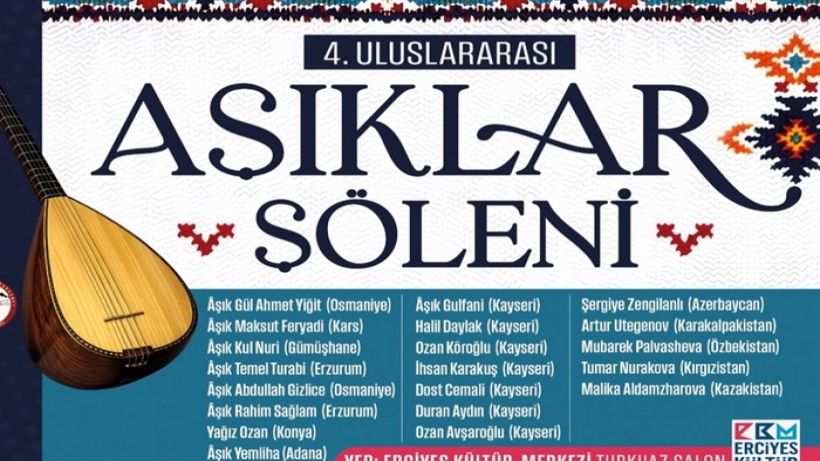 Kayseri 4. Uluslararası Âşıklar Şöleni Kayseri 4. Uluslararası Âşıklar Şöleni