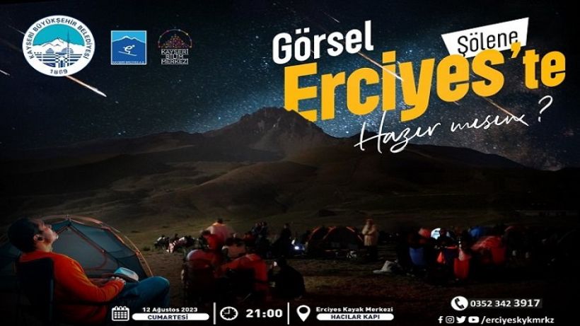 Perseid meteor yağmuru Erciyes’te izlenecek