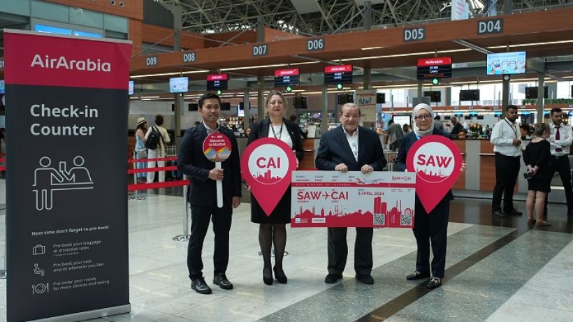 Sabiha Gökçen’den Air Arabia Egypt ile Kahire uçuşları başladı