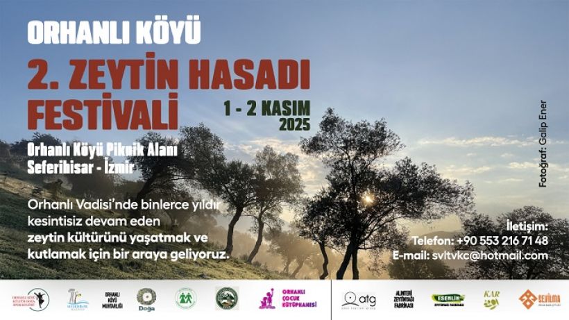 Seferihisar Orhanlı Köyü’nde Zeytin Hasadı Festivaline davet var