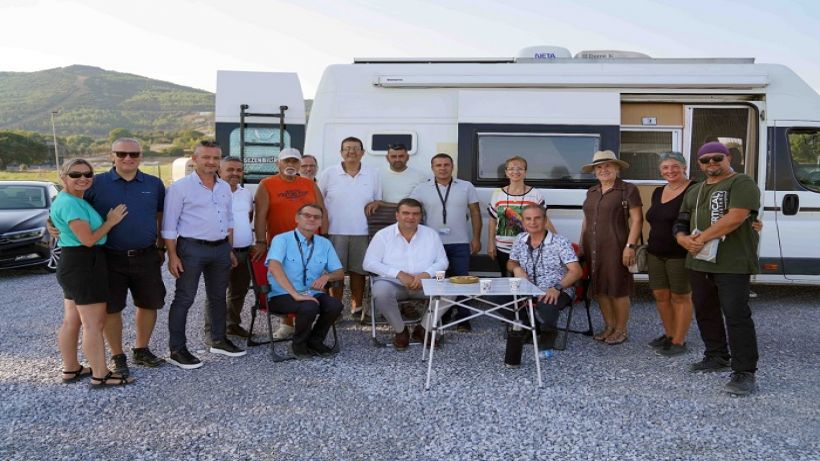 Seferihisar, Ürkmez’de "Karavan Parkı" hizmete açıldı
