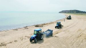 Ayvalık sahilleri turizm sezonuna hazırlanıyor