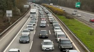 Bayram dönüşü trafik yoğunluğu