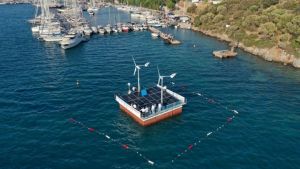 Bodrum'da, Yüzer Deniz Suyu Arıtma Platformu tanıtıldı