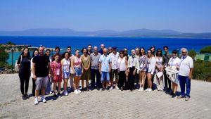 Çevre ve İklim Haberciliği yazarları, Teos Yazarlar Evi'nde buluştu