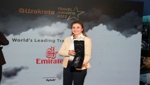 Emirates'e Dünyanın Lider Seyahat Markası’’ ödülü