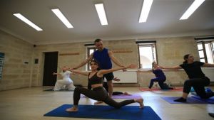 Kapadokya'da üç gün sürecek yoga festivali başladı