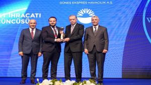 SunExpress’e Hizmet İhracatı Ödülü