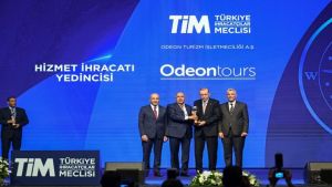 TİM'den ODEON Tours’a ihracat şampiyonluğu ödülü