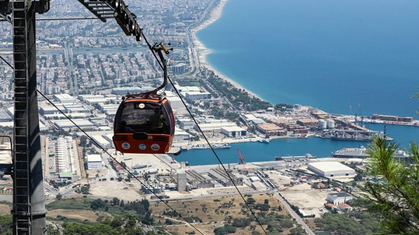 Tünektepe Teleferik 2 ayda 90 bin ziyaretçi taşıdı