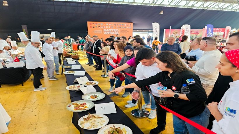 Türk şefleri için GastroAntalya’ya geldiler