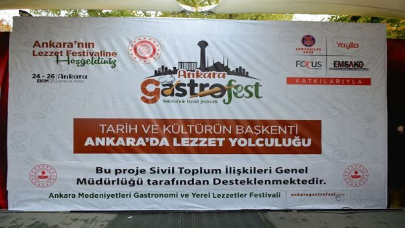 Ankara Gastronomi Festivali'nde anlamlı başlangıç