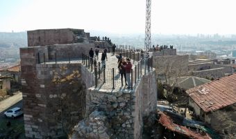 Ankara Kalesi’ne estetik dokunuşu