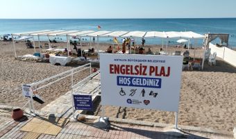 Antalya'da engelsiz plajlarından bu yıl 45 bin vatandaş yararlandı