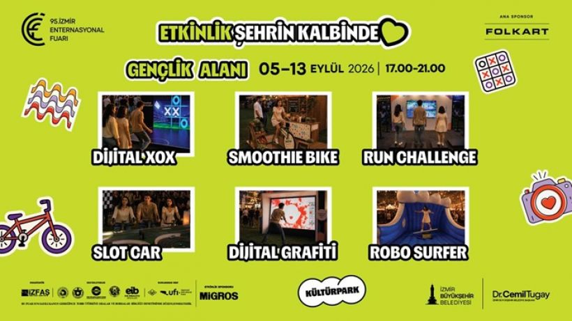 İEF’de gençler ve çocuklar için eğlence dolu alanlar
